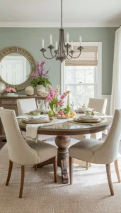Easter Table and Dining Room Styling