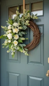 Farmhouse Inspired Spring Wreaths for Rustic Charm
