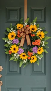 Farmhouse Style Summer Door Wreaths
