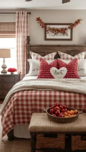 Farmhouse Valentine Bedroom Decor
