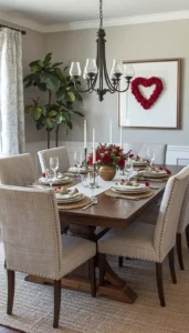 Farmhouse Valentine Dining Table Decor