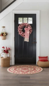 Farmhouse Valentine Entryway Decor