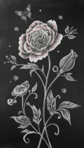 Floral Chalkboard Art for a Fresh Seasonal Look