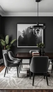 Frame art in simple styles