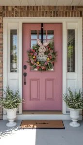 Front Door and Entryway Easter Decor
