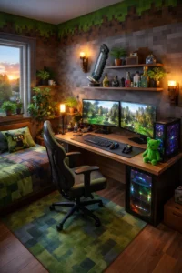 Gaming Desk and Study Setup