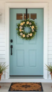 Hang a Decorative Spring Wreath