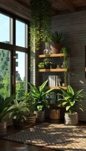 Indoor Plants for a Natural Pixel Inspired Touch