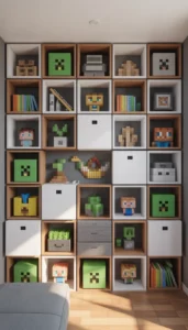 Install Modular Shelving Units