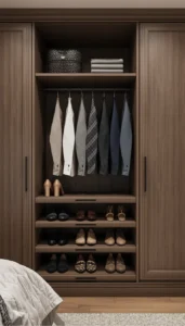 Install Shoe and Tie Racks