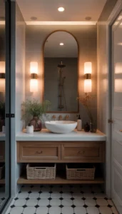 Install wall sconces