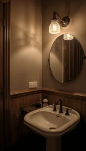 Install wall sconces