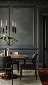 Install wood paneling or molding