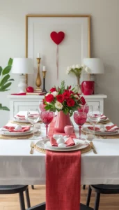 Keep table settings minimal