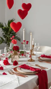 Keep table settings minimal