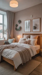 Keep wall decor minimal