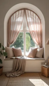 Keep window treatments light