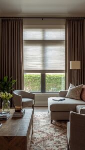 Layer with blackout panels