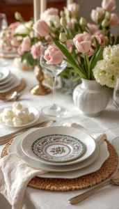 Layered Place Settings for Elegant Presentation