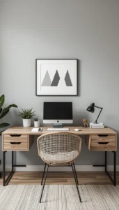 Leave open space on the desk