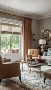 Match curtain colors to walls