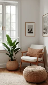 Minimal Reading Nook for Clean Simplicity