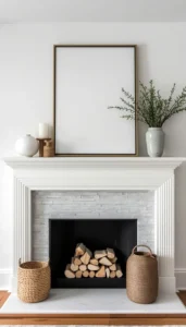 Minimalist Mantel Styling for Clean Elegance