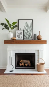 Minimalist Summer Mantel Designs