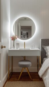 Minimalist Vanity Setup for Small Bedrooms