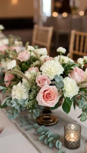 Mix Blooms with Greenery