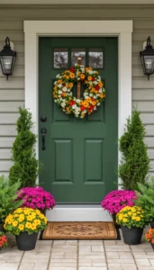 Mix Flowering and Green Plants