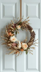 Mix Realistic Faux and Dried Florals
