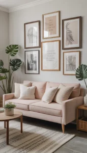 Mix frame styles thoughtfully