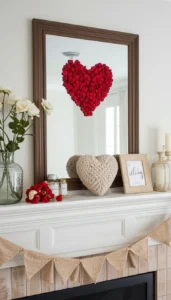 Mix hearts with neutral decor
