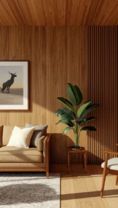 Mix light and dark woods