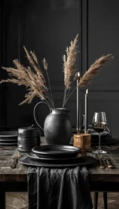 Mix materials on the table