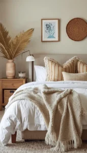 Natural Elements for a Cozy Bedroom Look