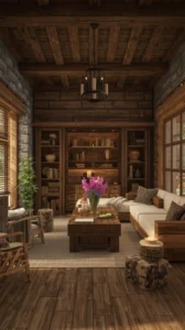 Natural Wood and Stone Inspired Interiors