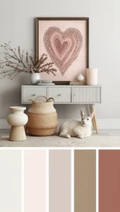 Neutral Color Palettes for Farmhouse Valentine Decor