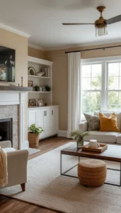 Paint accent walls in soft tones