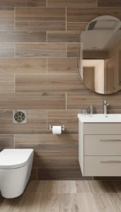 Pair with neutral wall tiles