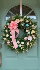 Pastel Color Wreaths for Soft Seasonal Beauty