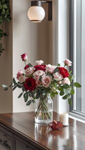 Place flowers in key areas