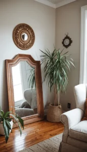 Place mirrors near natural light