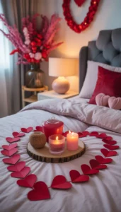 Place scents near the bed or entry