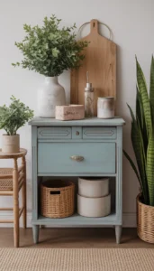 Refinish small furniture pieces