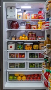 Refrigerator Organization for Freshness and Visibility