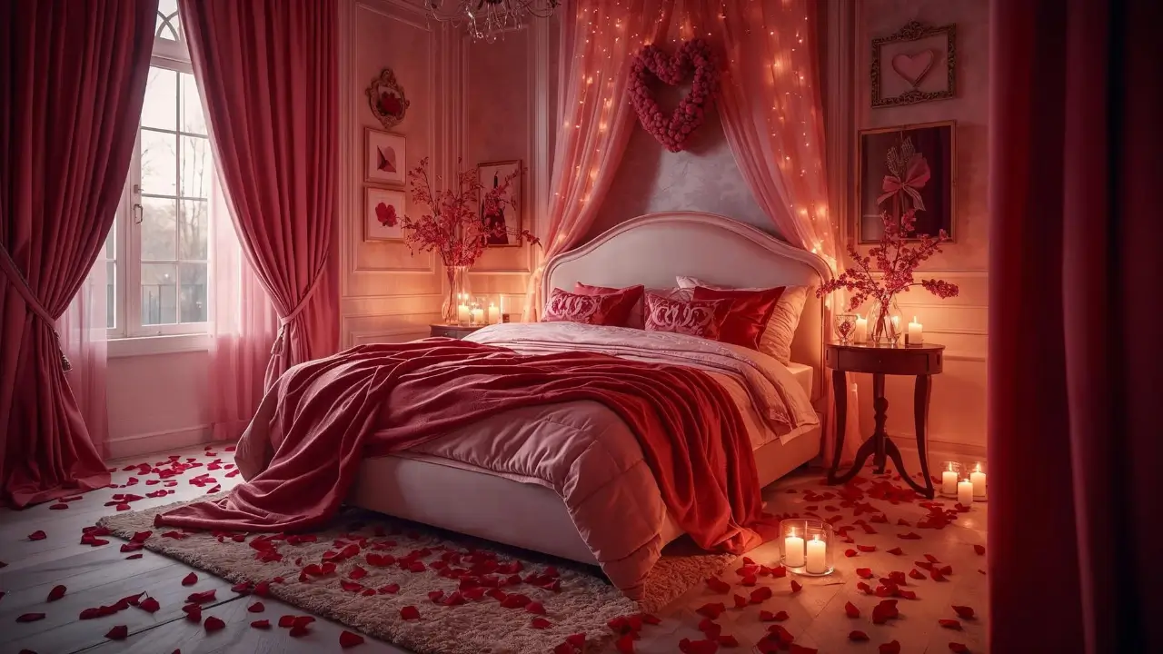 Romantic Valentine’s Day Bedroom Decor Ideas