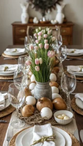 Rustic Easter Centerpieces for Farmhouse Inspired Tables