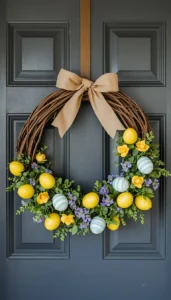 Rustic Easter Wreaths for Farmhouse Style Homes
